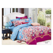 Soft floral 115-120GSM microfibre réactive couvert de couette imprimé personnalisé